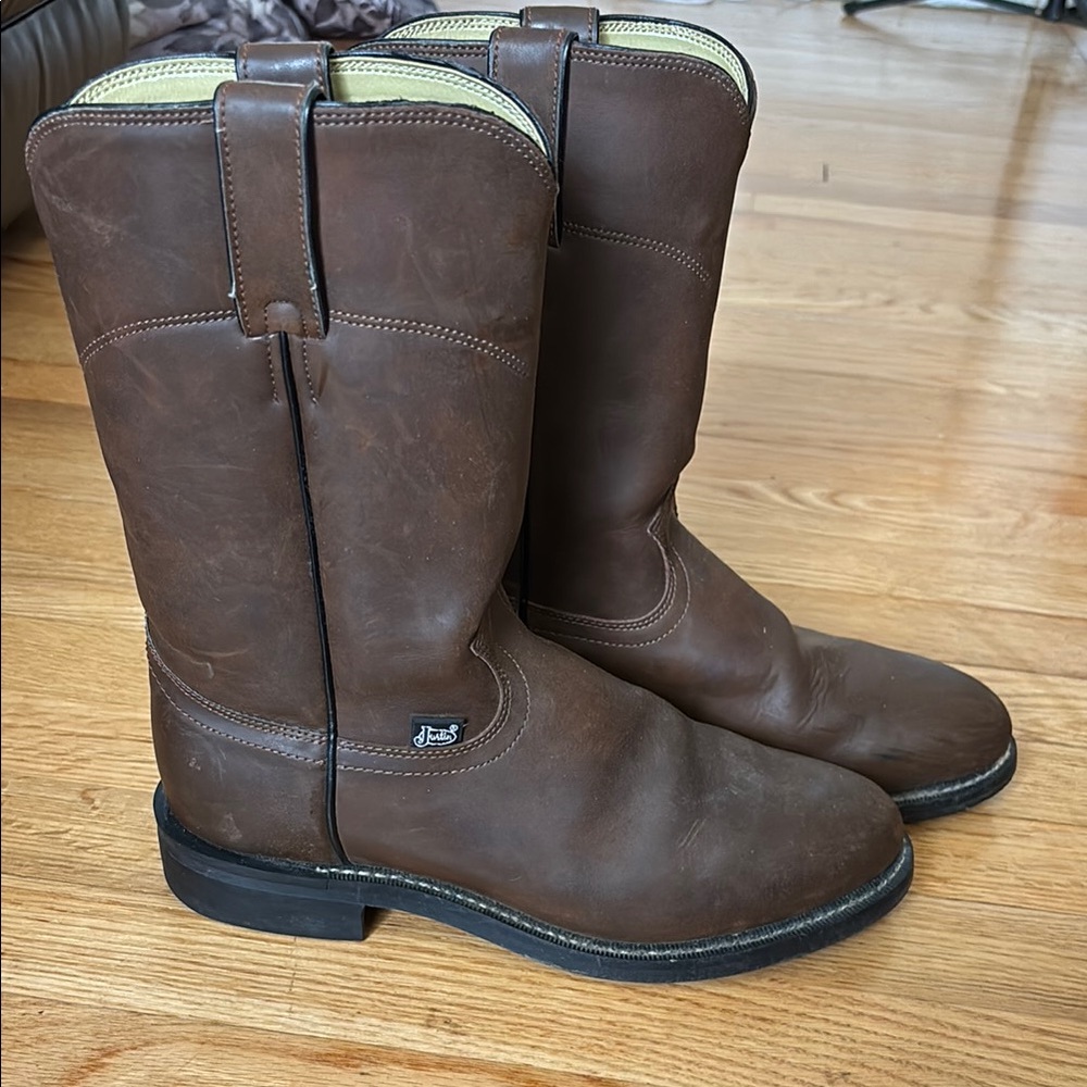 Men's Brown Leather Boots